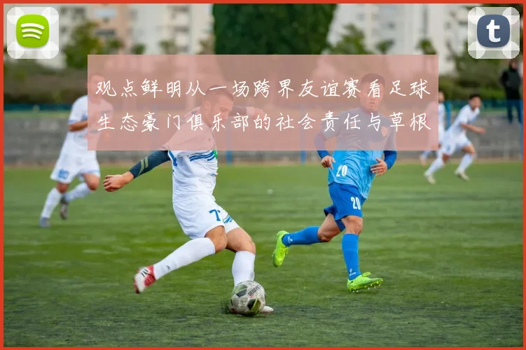 观点鲜明从一场跨界友谊赛看足球生态豪门俱乐部的社会责任与草根足球的成长困境